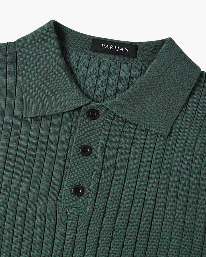 GIMCHEON Knitted Polo Shirt