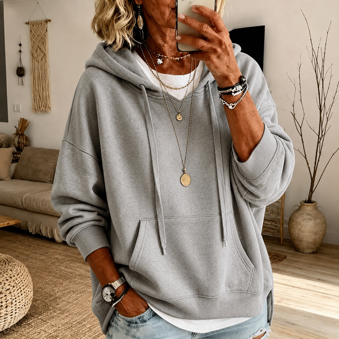 Elaijah Light Grey Sweater - Elena Harper