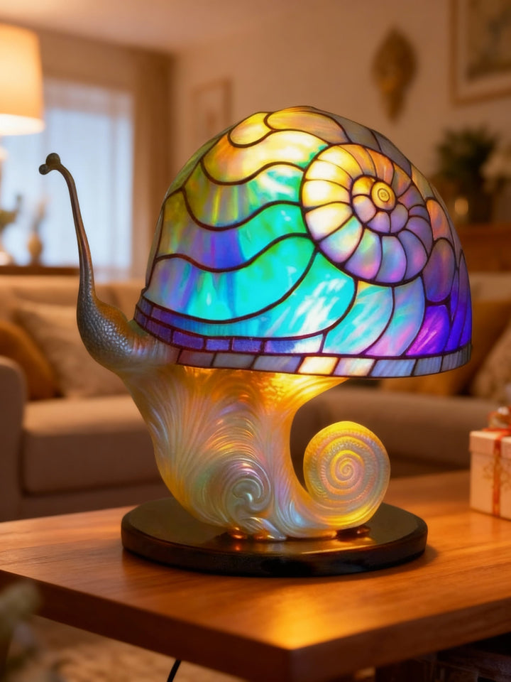 Colorful Snail Decorative Lamp – Soft Light, Fairy-tale Design