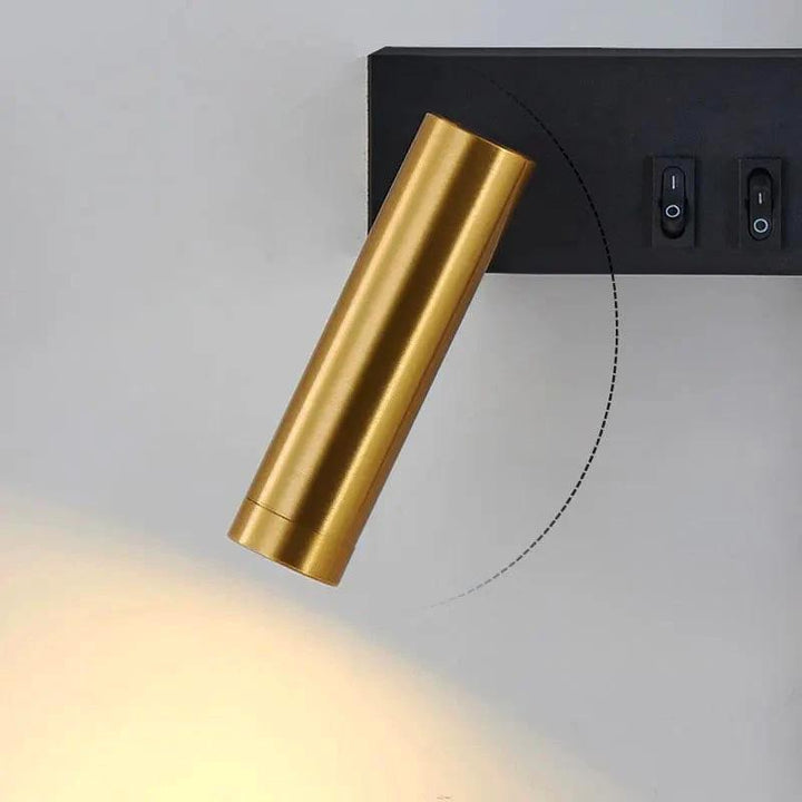 Adjustable LED Wall Lamp with Spot – Reading Light for Bedroom