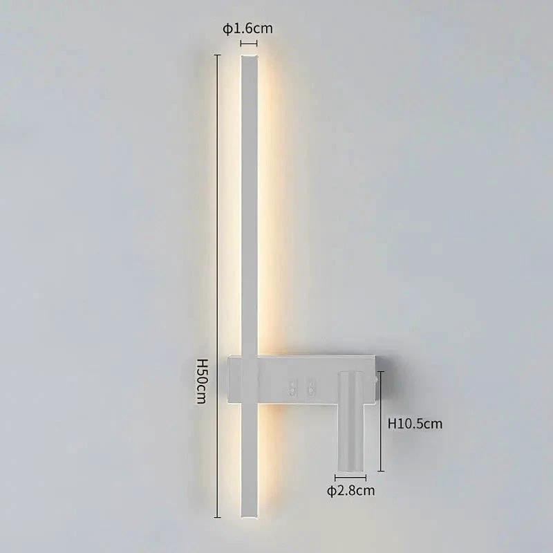 Adjustable LED Wall Lamp with Spot – Reading Light for Bedroom