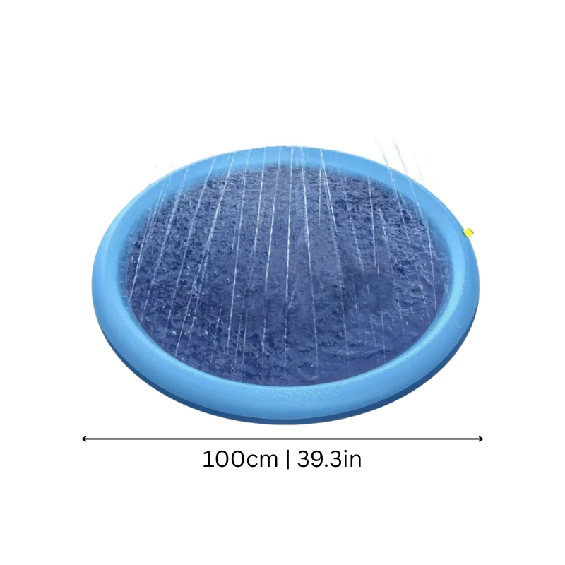 Dog's Cooling Splash Pad for Summer Fun