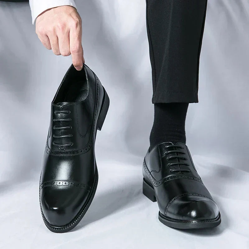 Luxury Leather Shoes - Elena Harper