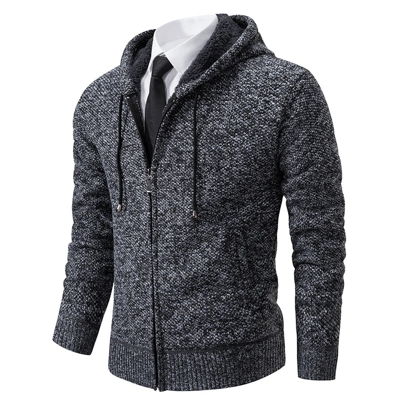 Fleece Zip Cardigan - Elena Harper