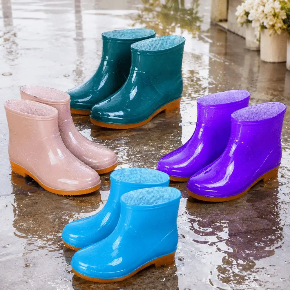 Women's Low Ankle Waterproof Garden Rain Boots Neverine - Elena Harper