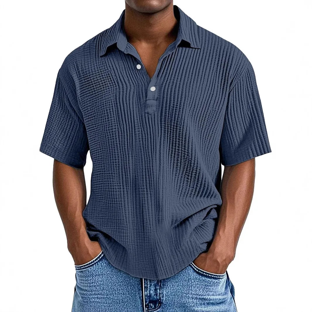 Retro Summer Shirt for Men - Elena Harper