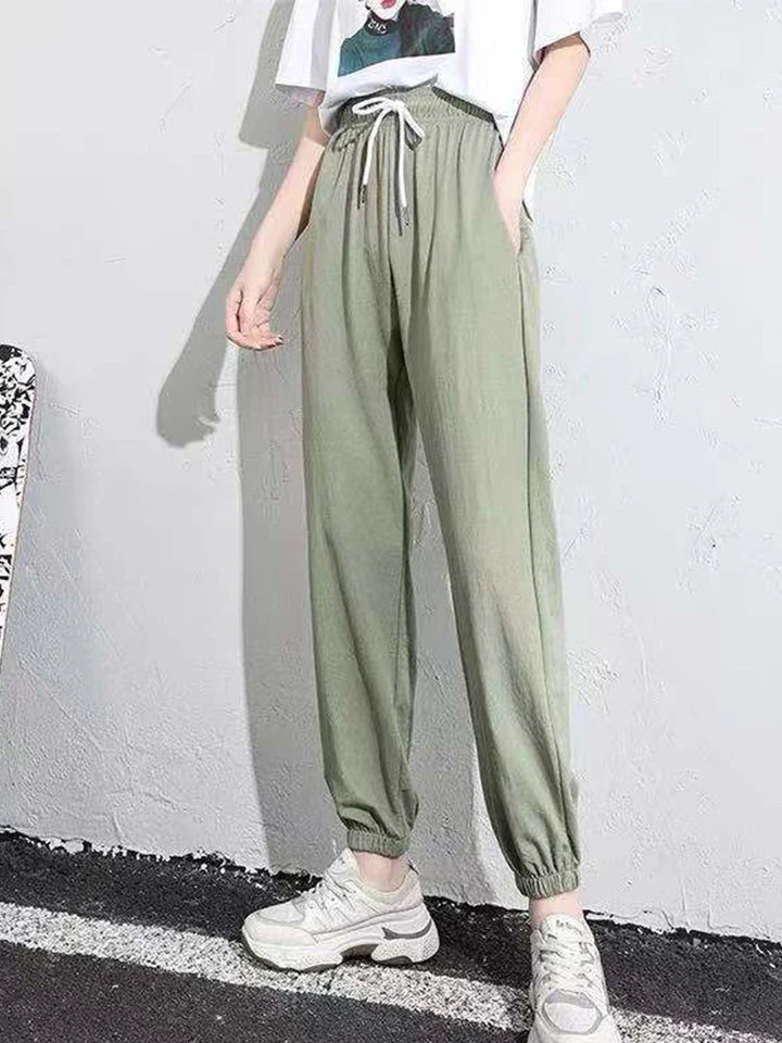Maristella Plush Cozy Pants, view 6 - Elena Harper