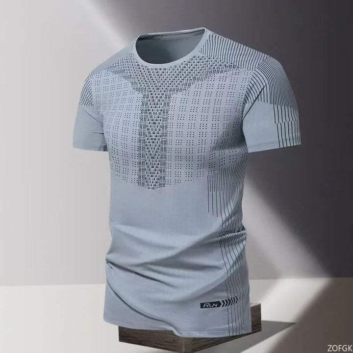 Manlio Smooth Graphic Shirt, view 2 - Elena Harper
