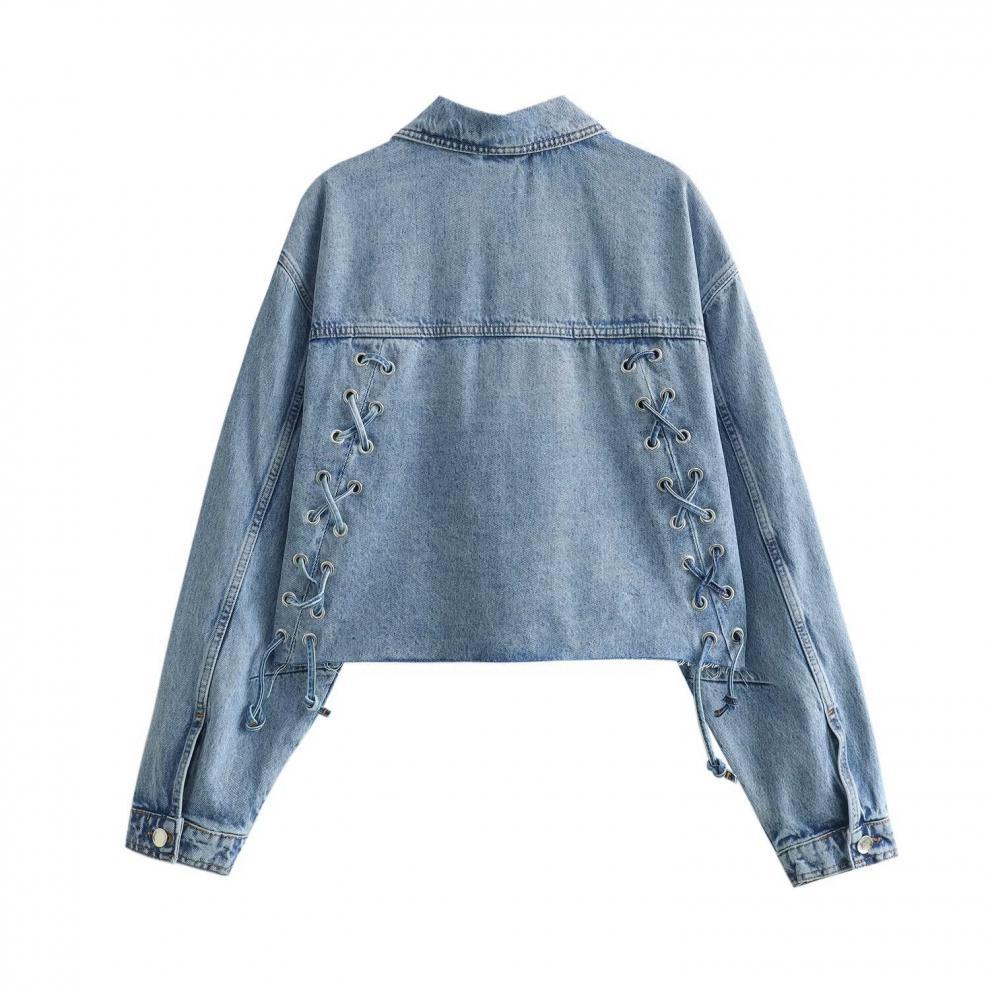 Joanne - Women's Denim Jacket with Large Pockets