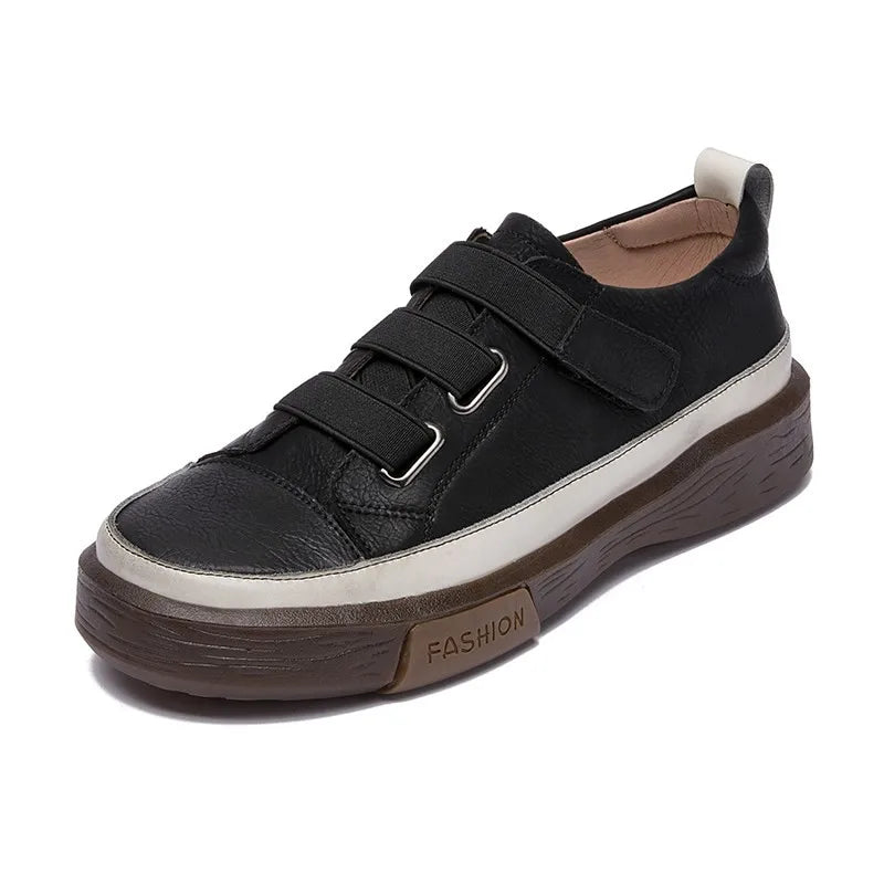 Antonia Comfortable Leather Sneakers - Elena Harper