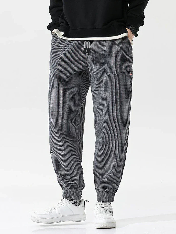 Wide and Comfortable Corduroy Pants for Men
