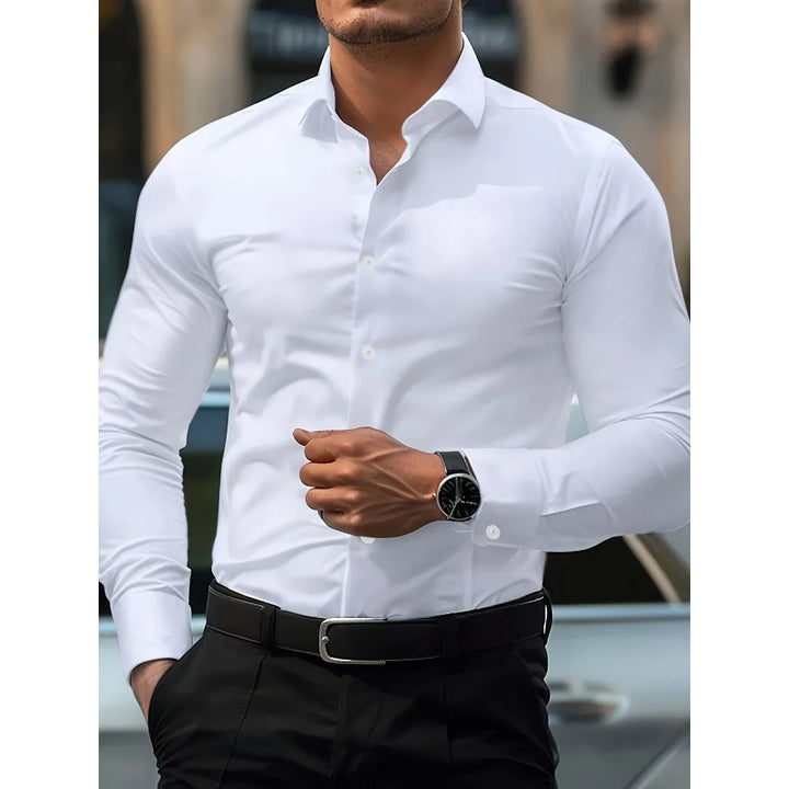 ELENA HARPER™  |  LONG SLEEVE BUSINESS SHIRT FOR MEN