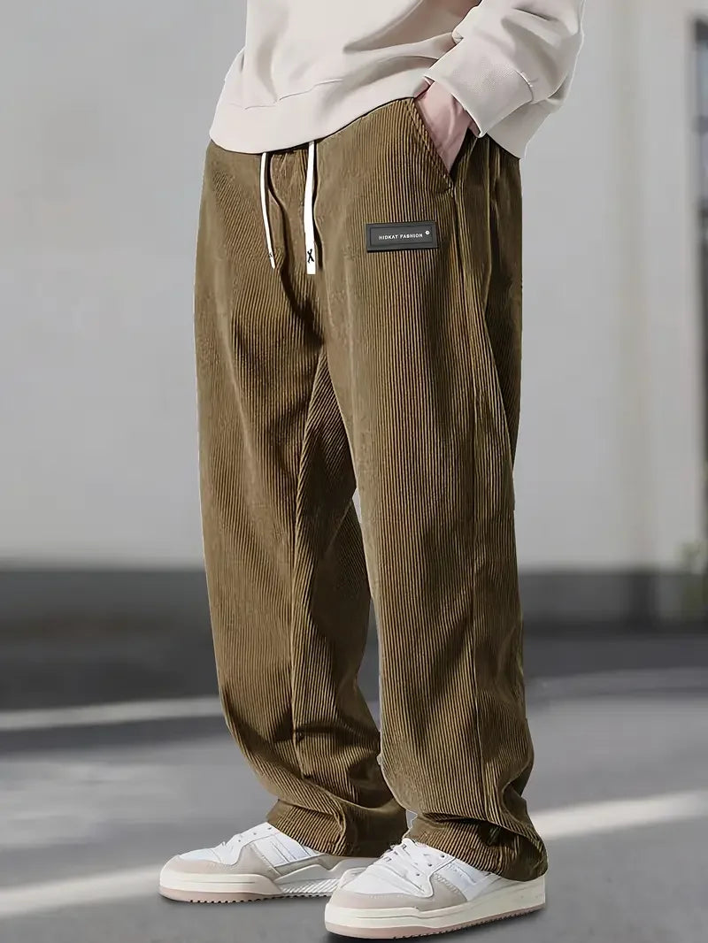 ComfortFit Stylish Corduroy Pants - Elena Harper
