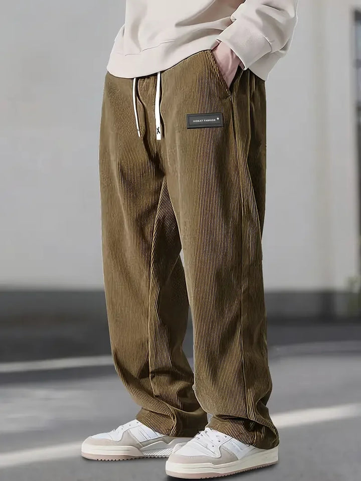 ComfortFit Stylish Corduroy Pants - Elena Harper