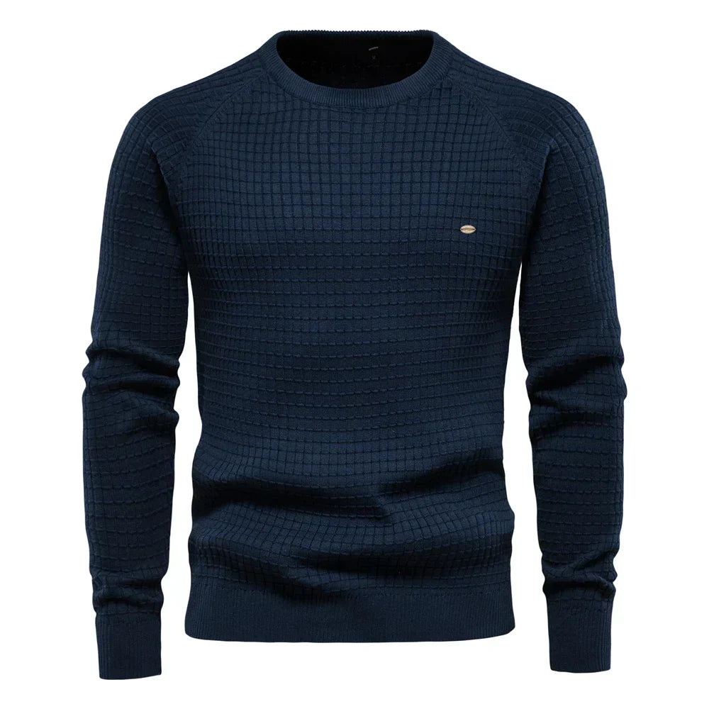 LAURENT MONACO | MEN'S DIAMOND PATTERN PULLOVER