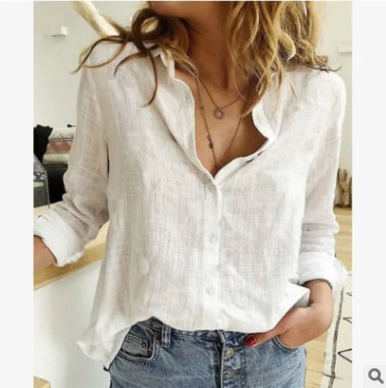 Gabriela Soft Draped Blouse, view 7 - Elena Harper