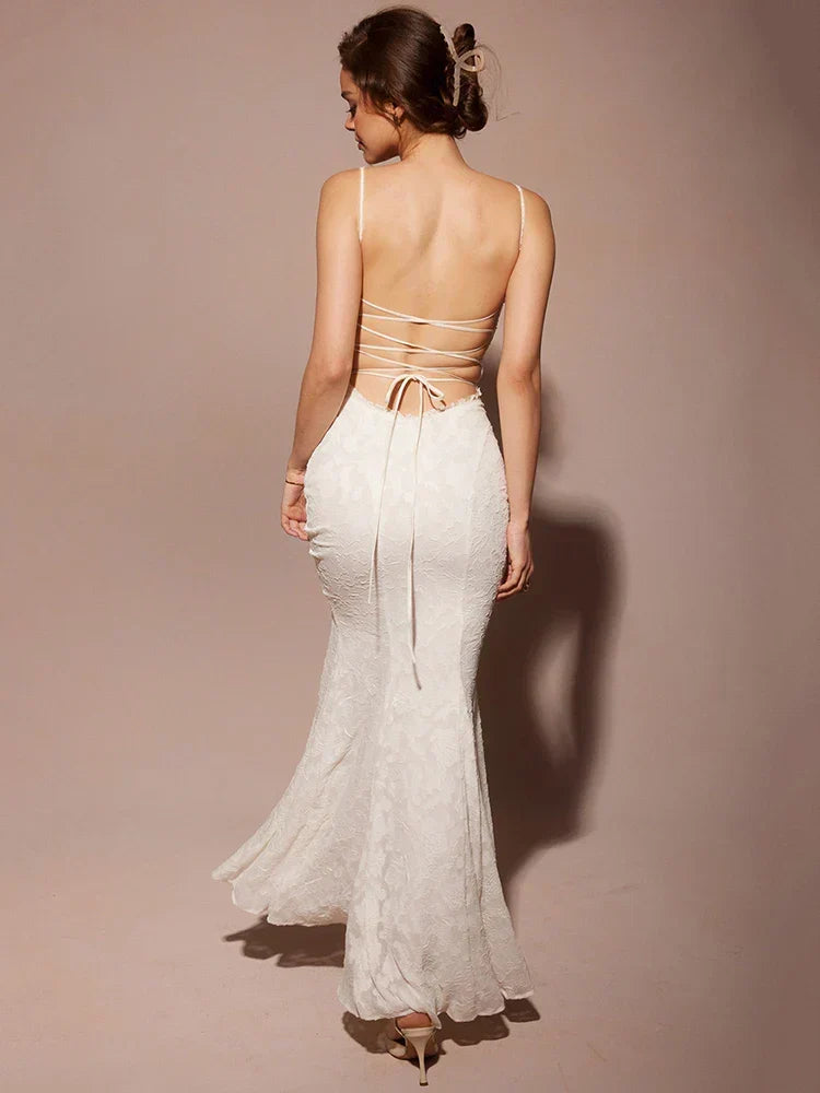 Ophelia Selene Romantic Lace Maxi Dress - Elena Harper