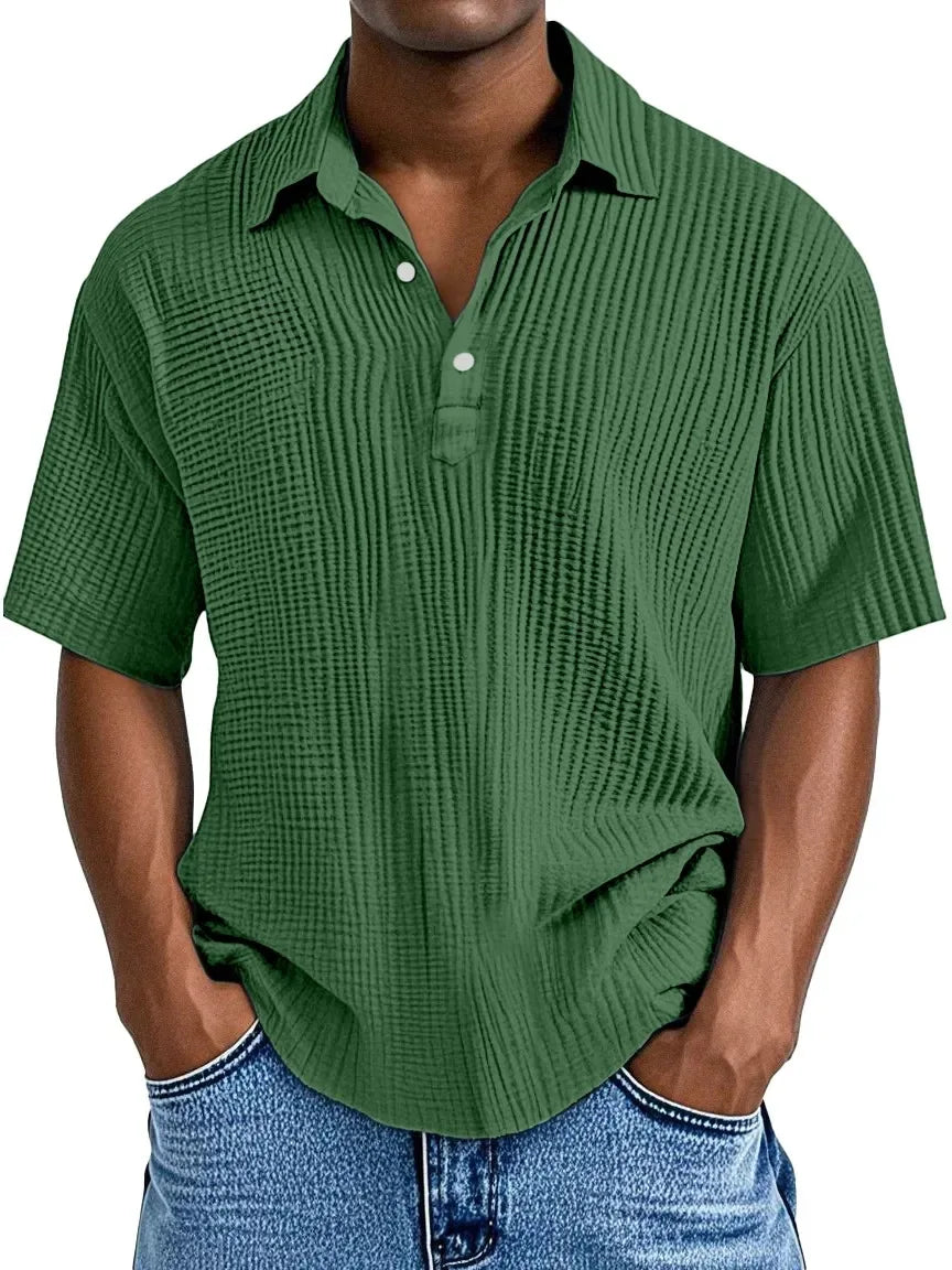 Retro Summer Shirt for Men - Elena Harper