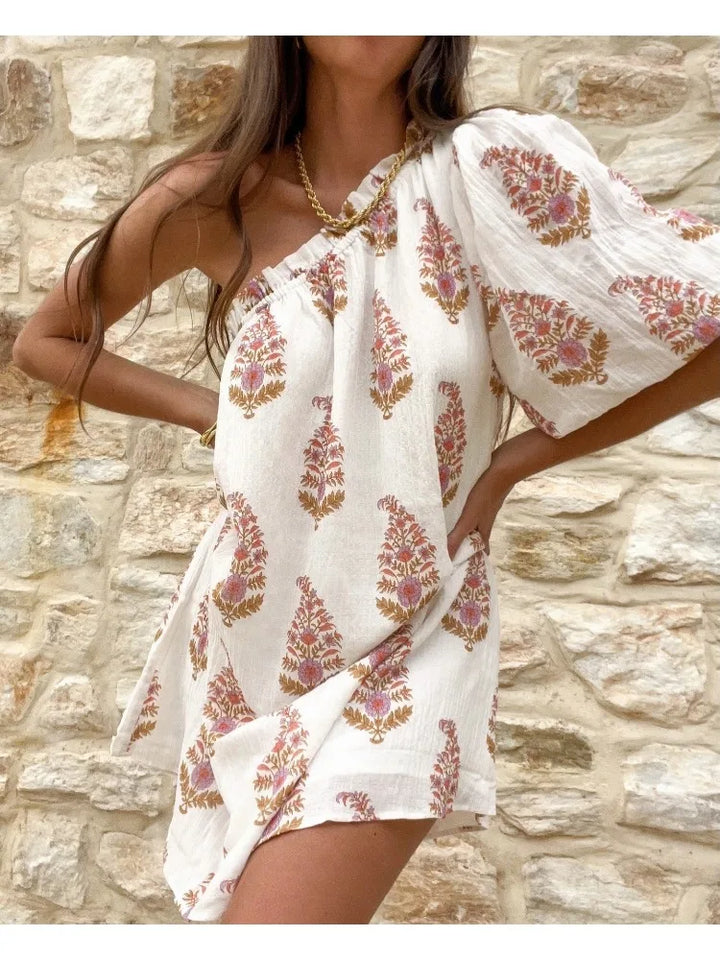Selene Printed mini dress - Elena Harper