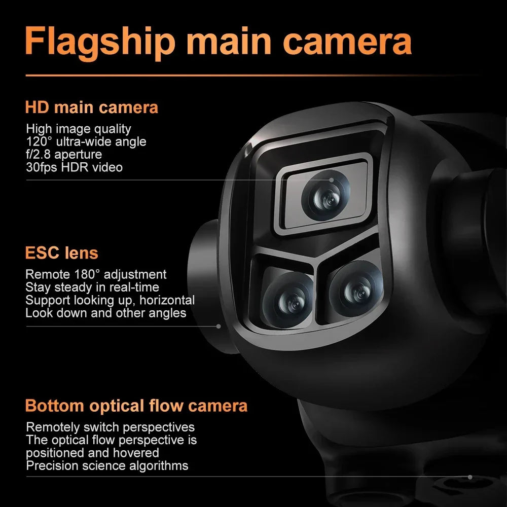 Foldable Camera Drone With Dual 4K Camera, Brushless Motor, FPV And 5G WiFi