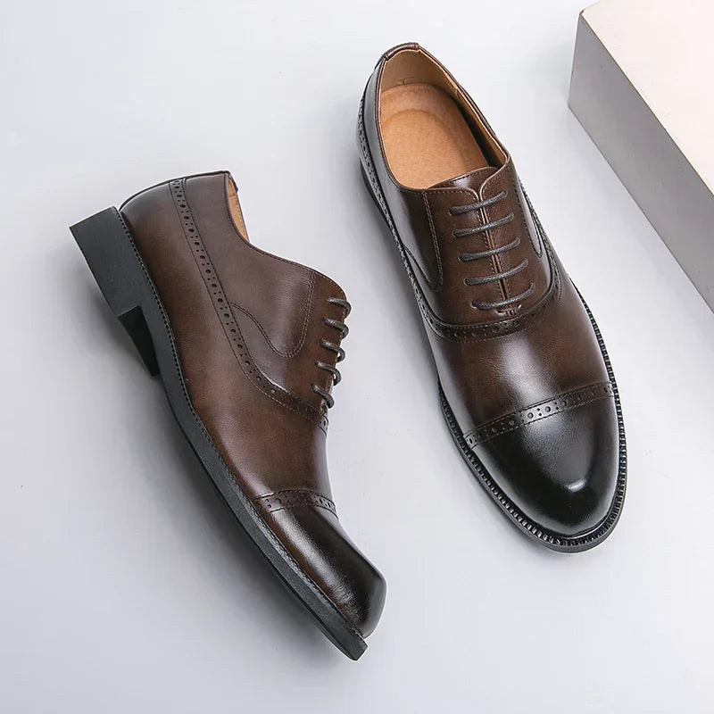 Luxury Leather Shoes - Elena Harper