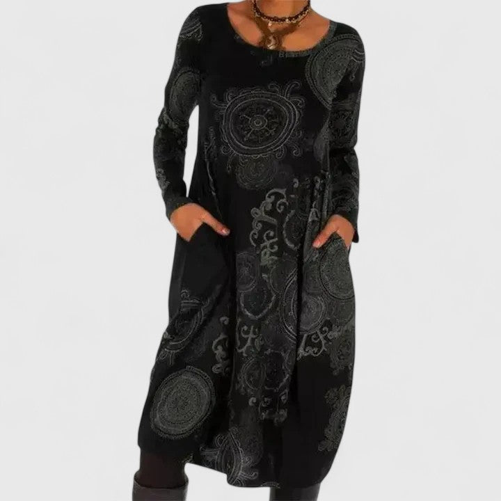 Eliza Bohemian Dream Long Sleeve Dress - Elena Harper