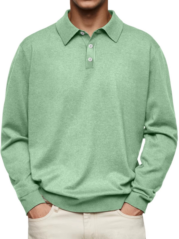 Aiden Long Sleeve Polo - Elena Harper