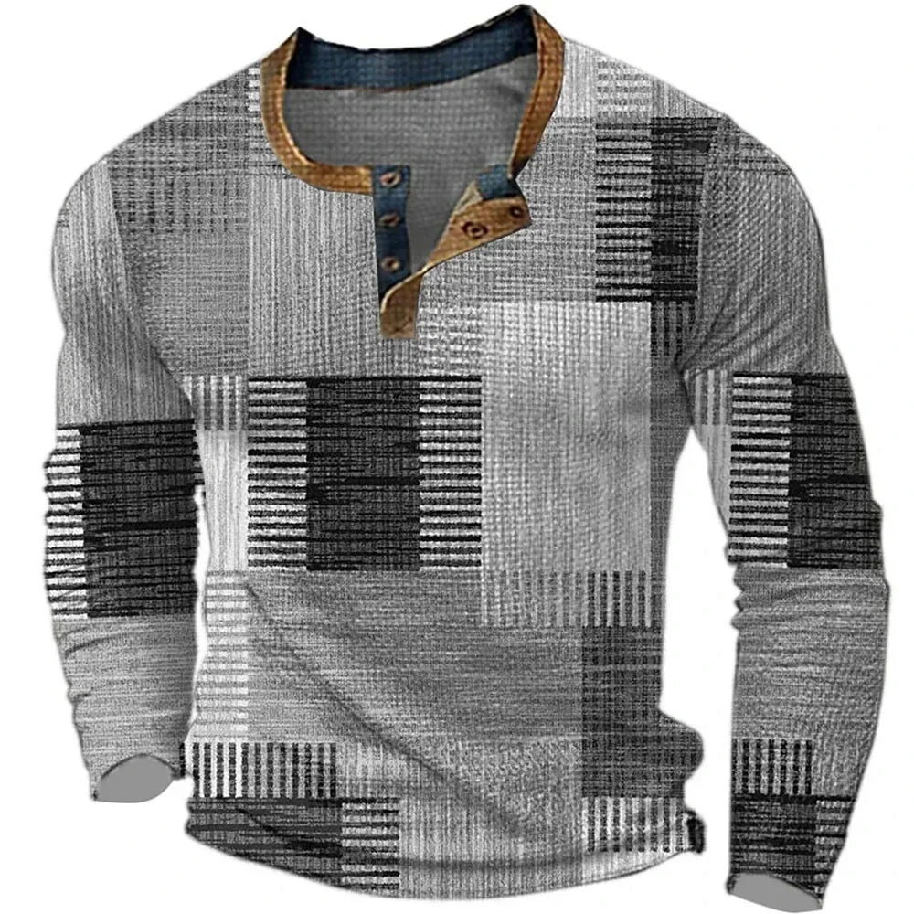 ELENA HARPER™  |  PATCHWORK SHIRT FOR MEN