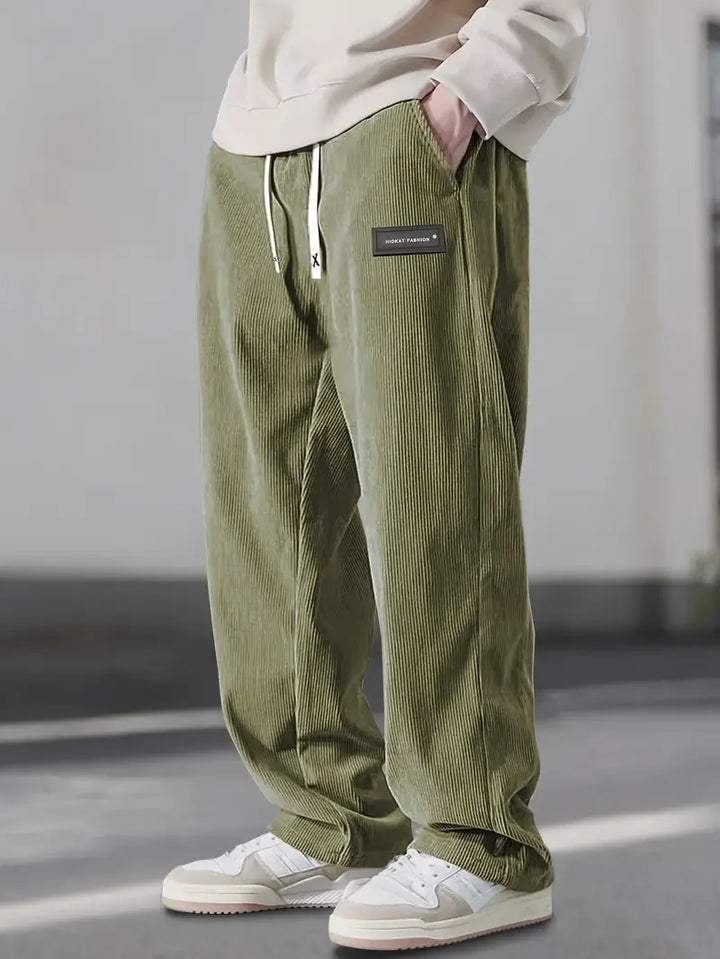 ComfortFit Stylish Corduroy Pants - Elena Harper