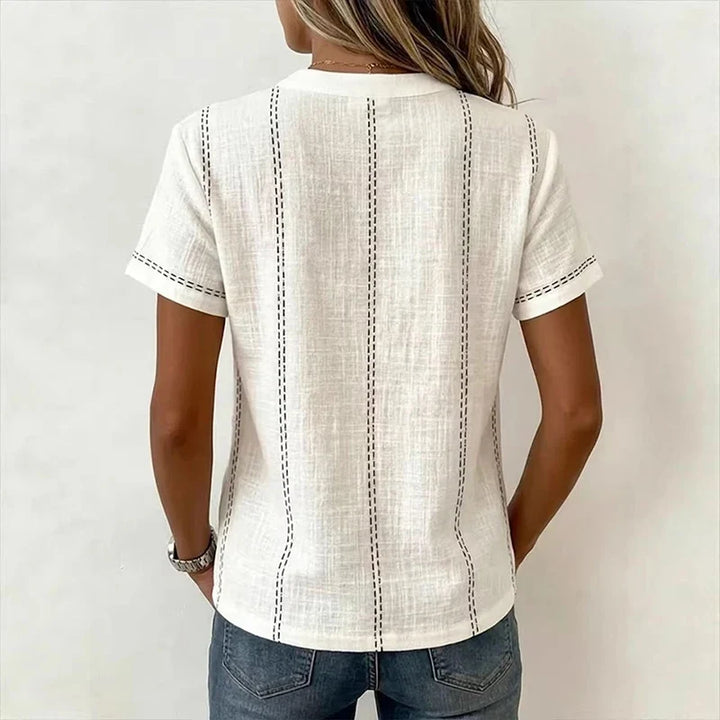 Jemma Soft Crepe Blouse, view 2 - Elena Harper