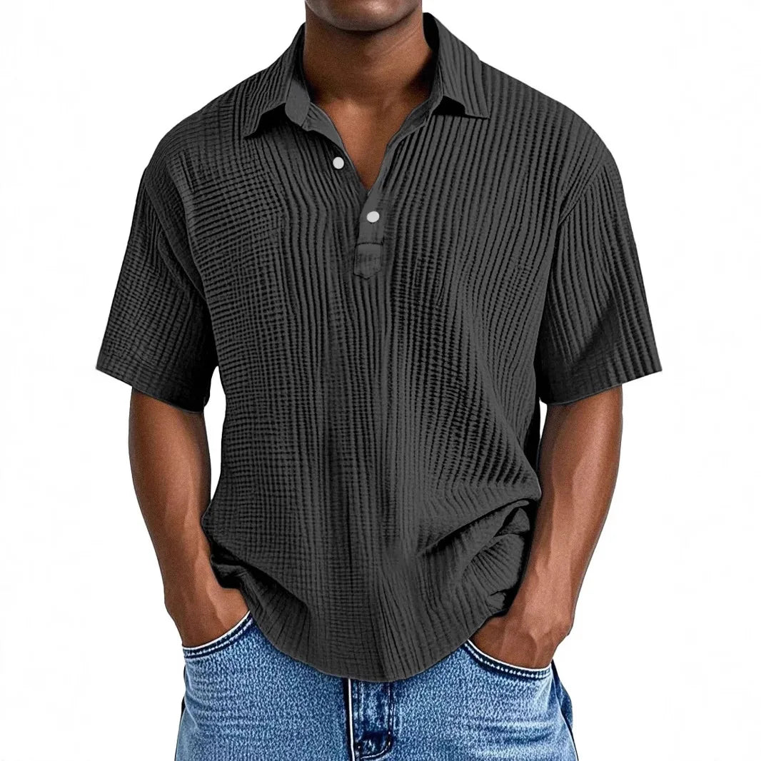 Retro Summer Shirt for Men - Elena Harper