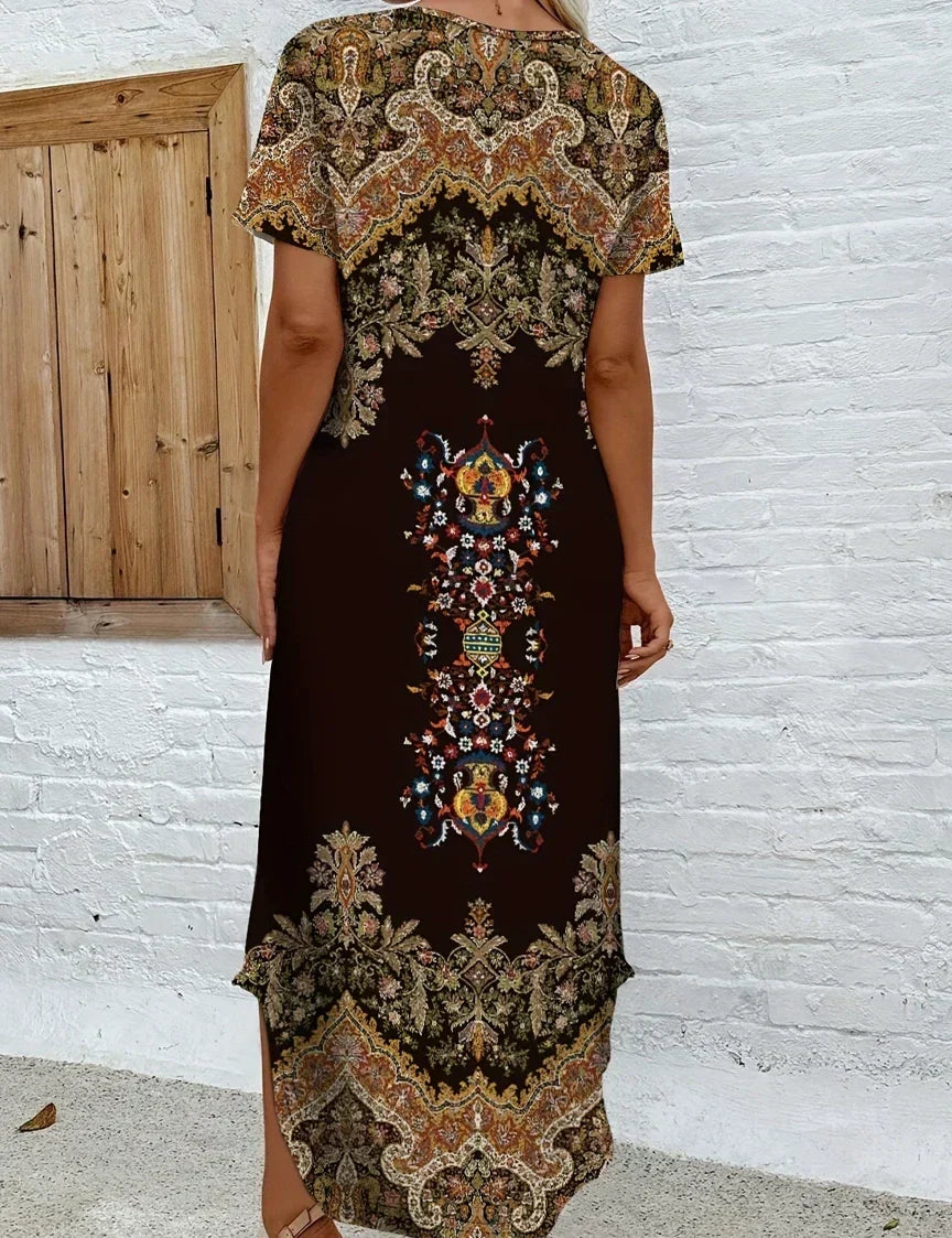 Lena Elegant Casual Dress with Loose Fit - Elena Harper