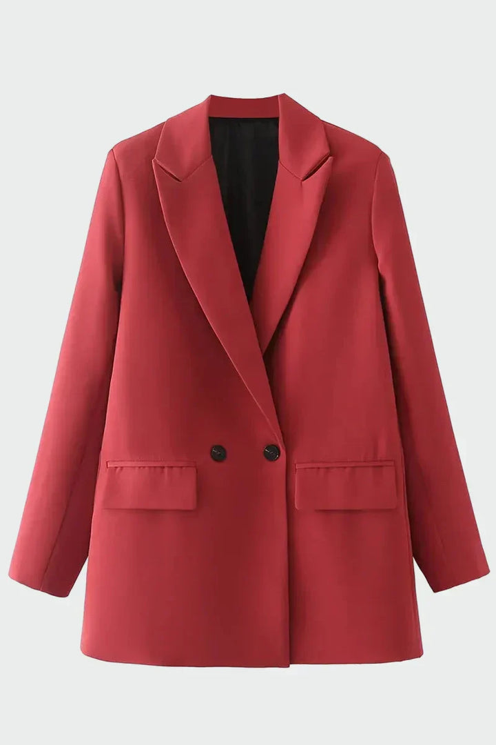 Helia Oversized Jacket with Modern Line, view 9 - Elena Harper