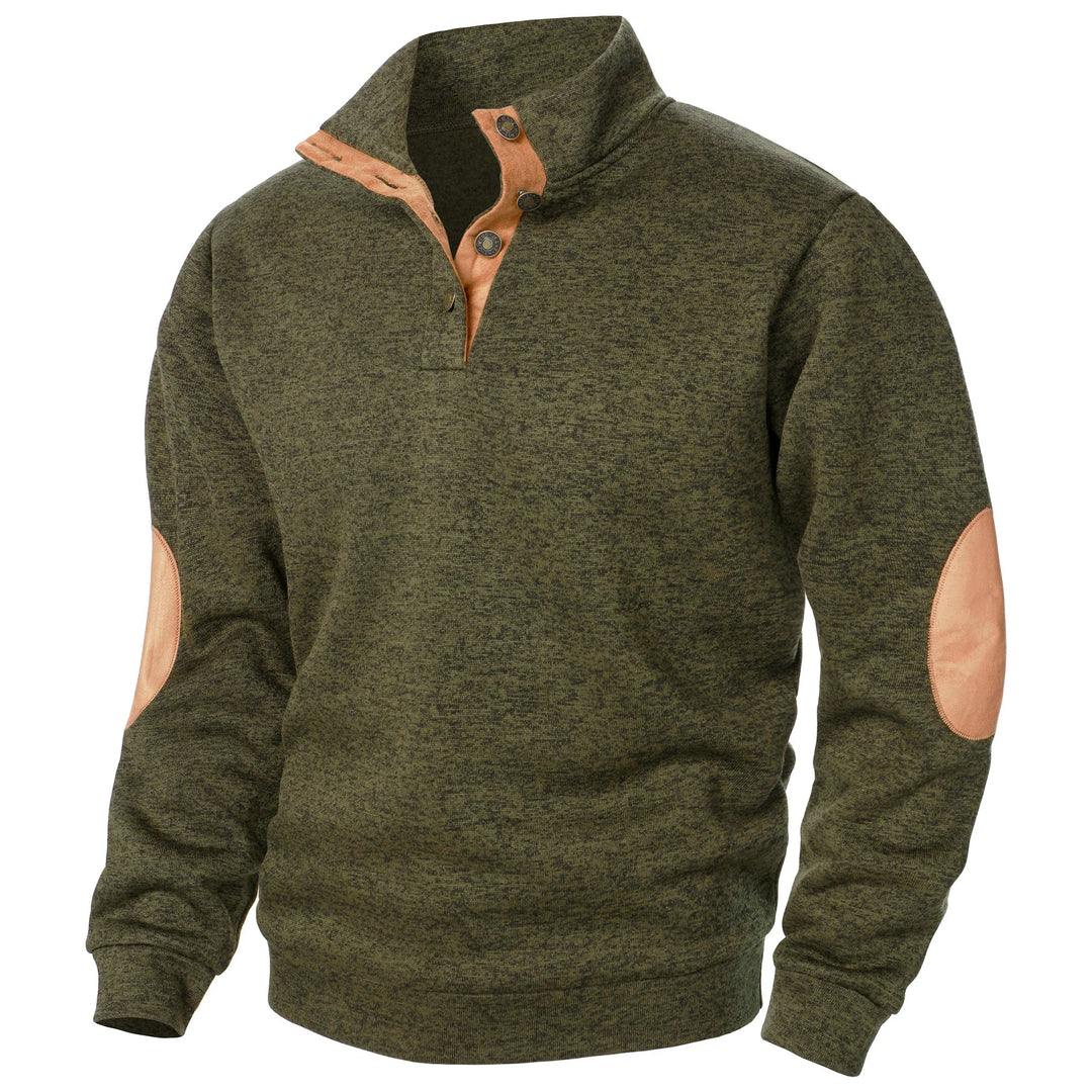 LAURENT MONACO | BUTTONED KNIT PULLOVER FOR MEN