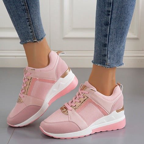 Barbara - Elegant blue women's sneakers with lightweight comfort for everyday wear