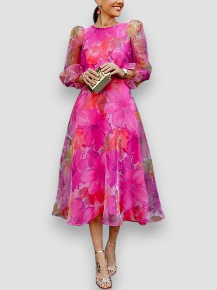 Airy Floral Dress - Elena Harper