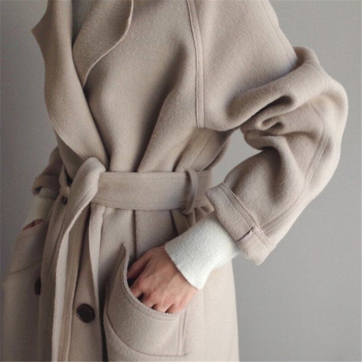 Clara Women's Wool Trench Coat