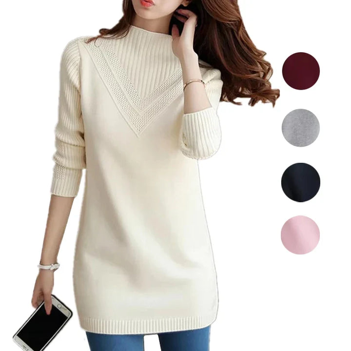 Miriana Comfortable Knit Sweater - Elena Harper