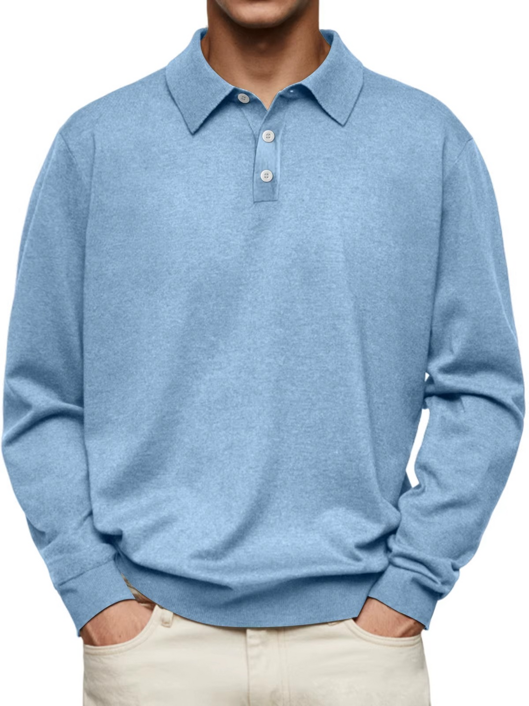 Aiden Long Sleeve Polo - Elena Harper