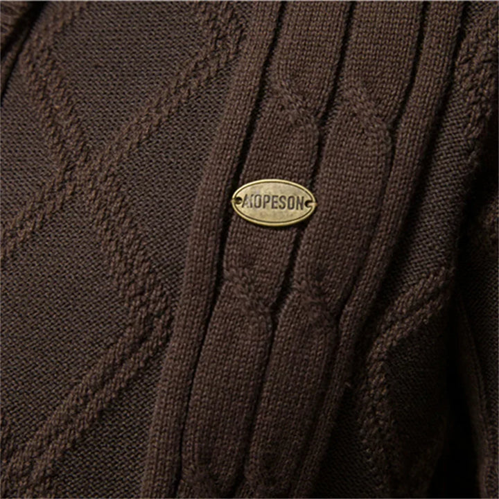 LAURENT MONACO | CASUAL PULLOVER FOR MEN WITH BUTTONS
