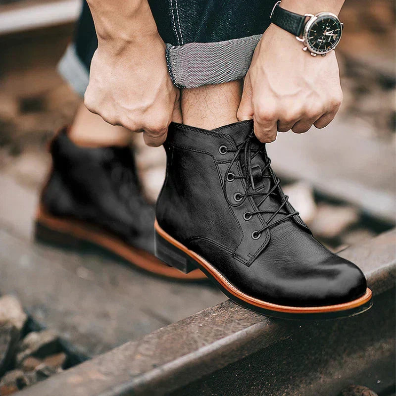 ELENA HARPER™  |  MEN'S RETRO ROUND TOE BOOTS