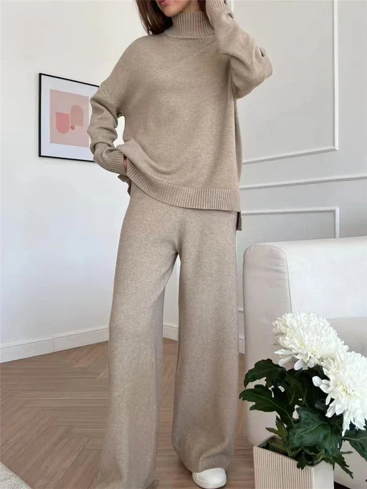 Aria Cozy Turtleneck Set, view 10 - Elena Harper