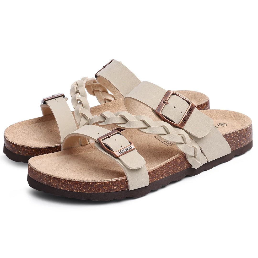 Lavinella Comfortable Cork Sandals - Elena Harper