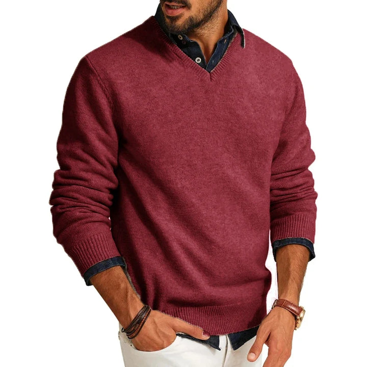 Nereo Soft Knit Sweater, view 6 - Elena Harper