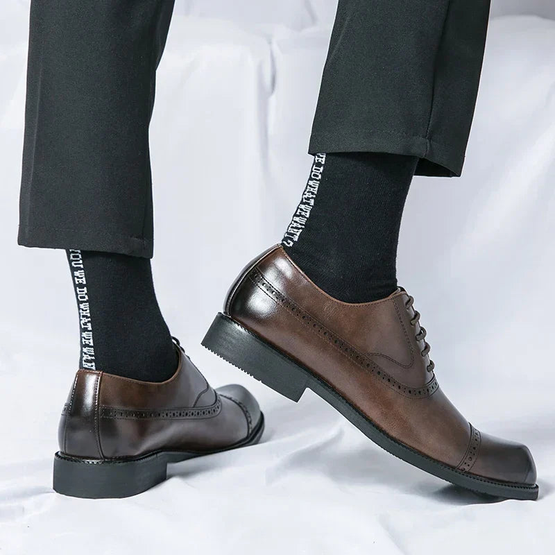 Luxury Leather Shoes - Elena Harper