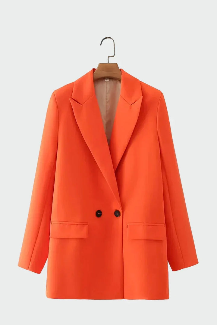 Helia Oversized Jacket with Modern Line, view 6 - Elena Harper