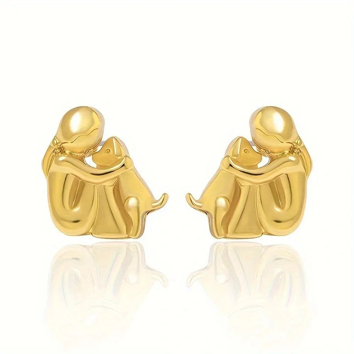 Elisa - Dog Icon Earrings