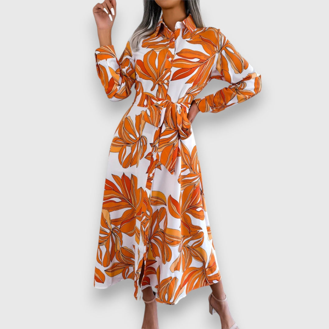 Elora Flowing Shirt Dress - Elena Harper