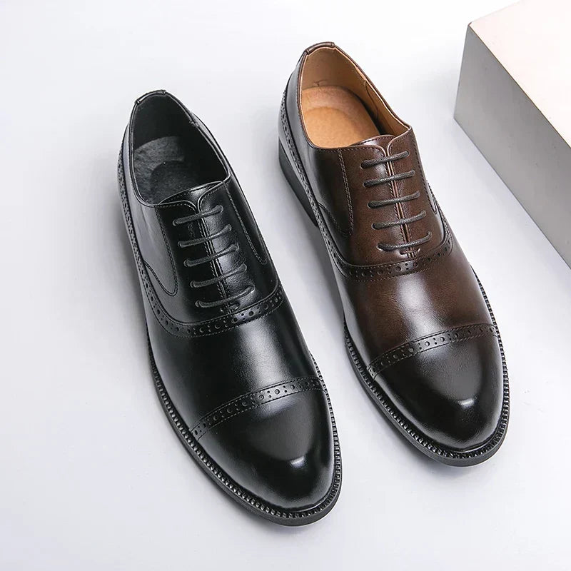 Luxury Leather Shoes - Elena Harper