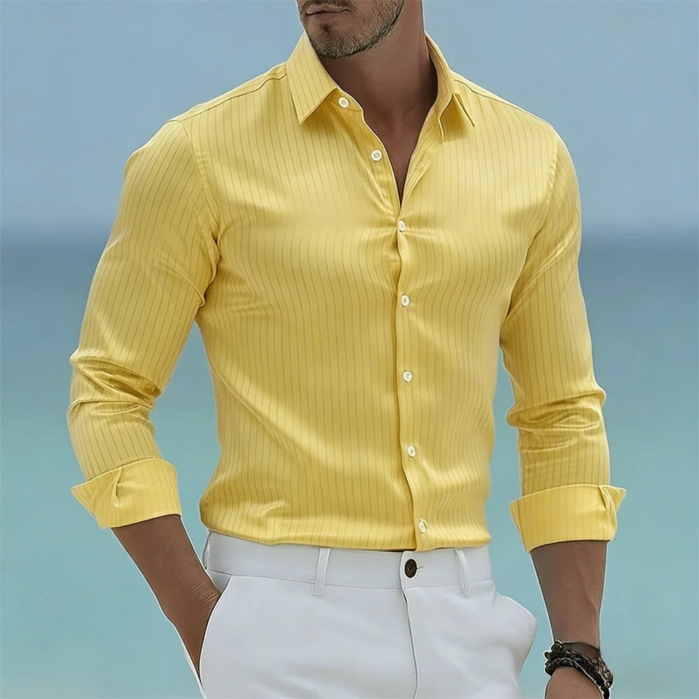 ELENA HARPER™  |  STRIPED SHIRT FOR MEN